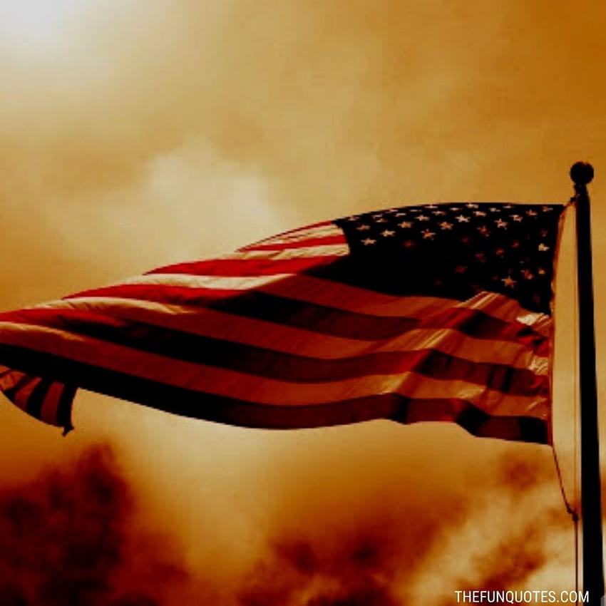 アメリカの国旗の引用のアイデア. 愛国的な引用. アメリカの国旗。 愛国的。 アメリカの国旗。 アメリカ国旗の引用、アメリカ国旗の日没 HD電話の壁紙