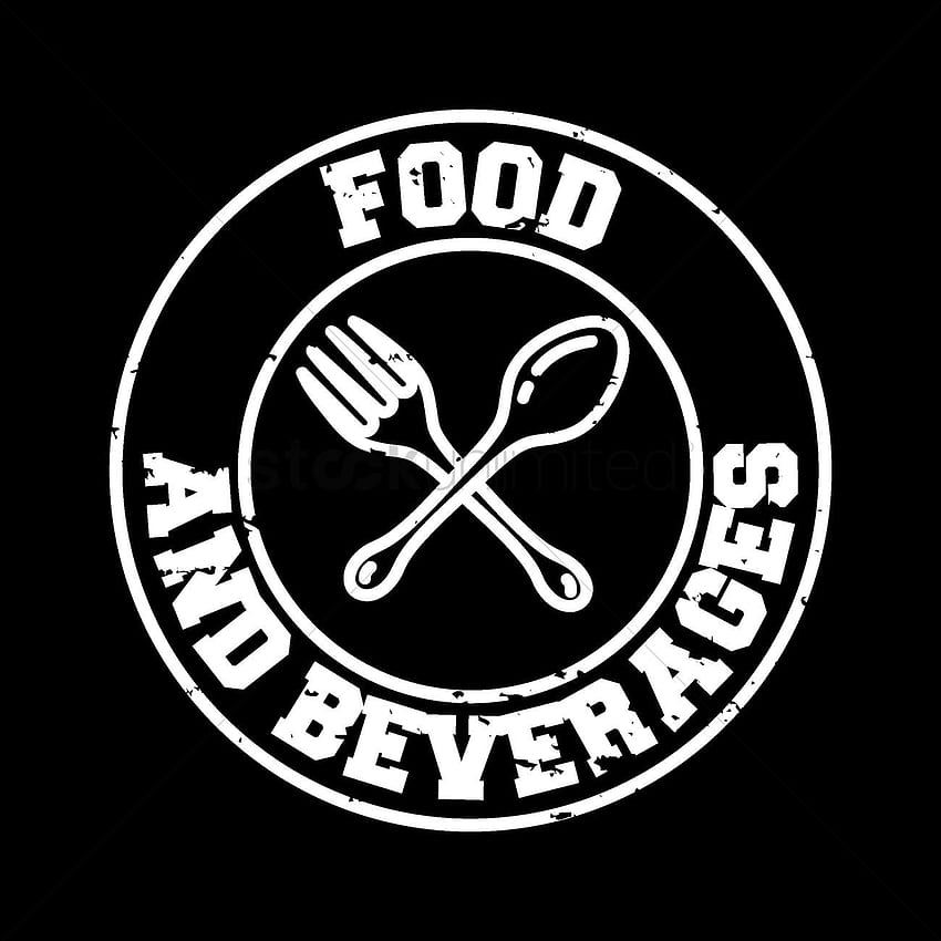 Food and beverages Vector - 1617771, Food Logo HD phone wallpaper