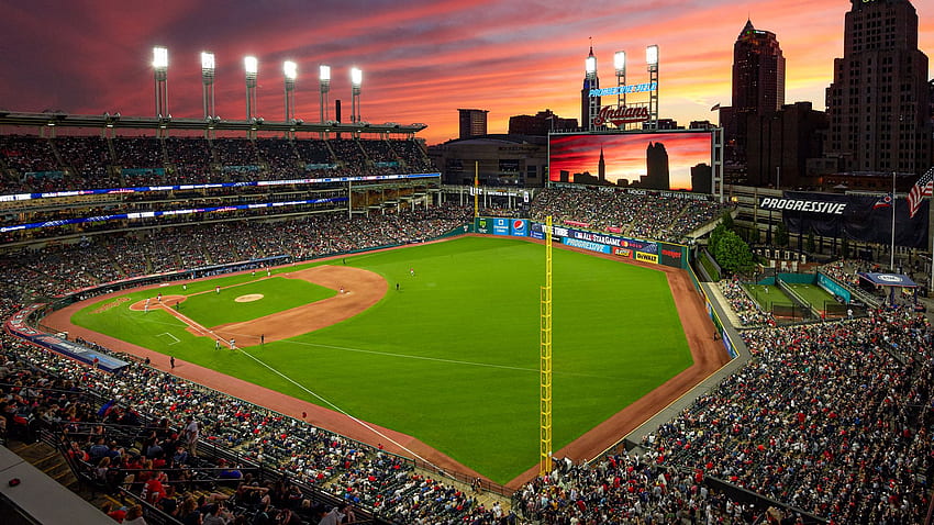 Zoom Background, Cleveland Indians HD wallpaper