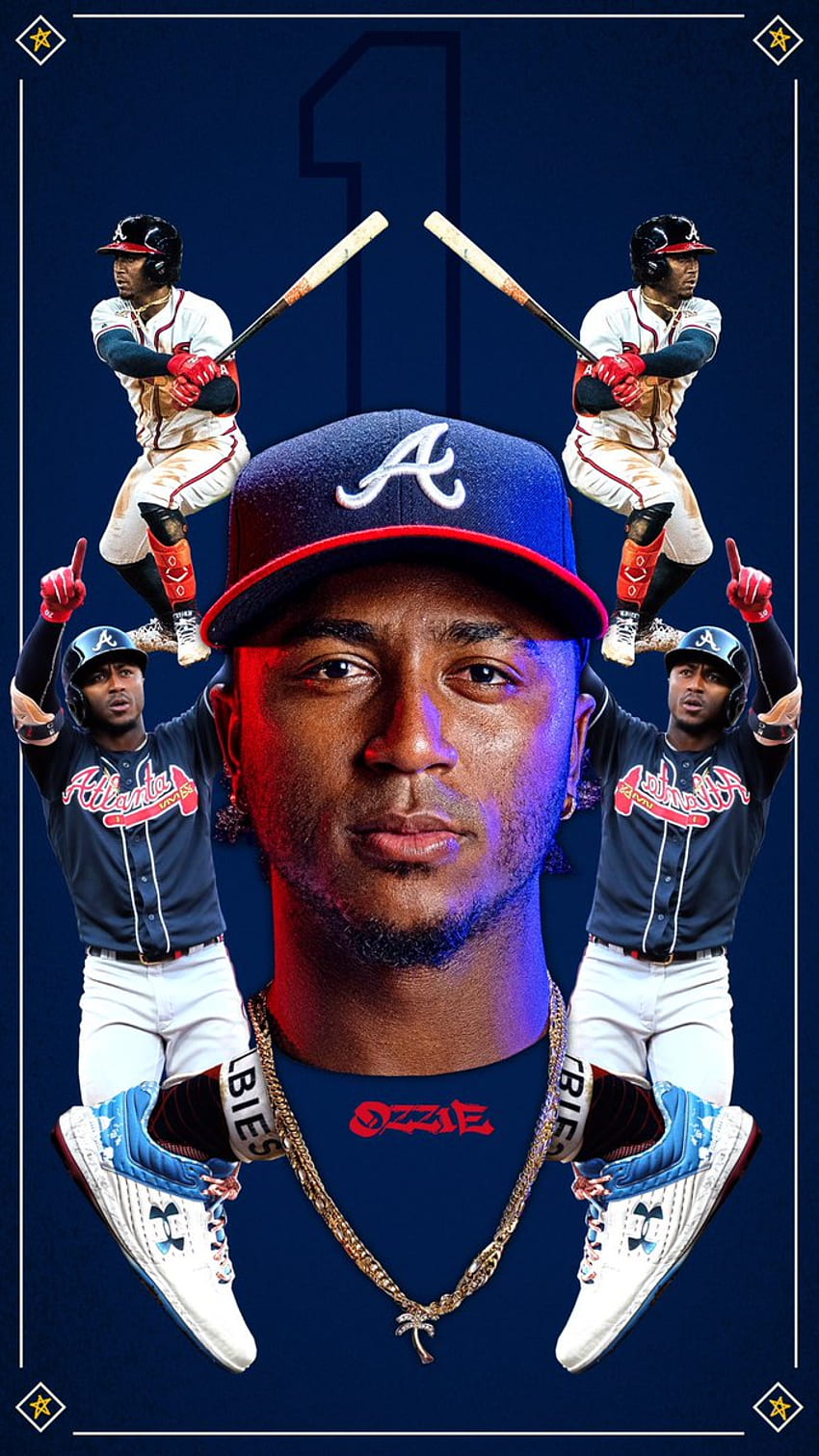 Atlanta Braves, Ozzie Albies HD phone wallpaper