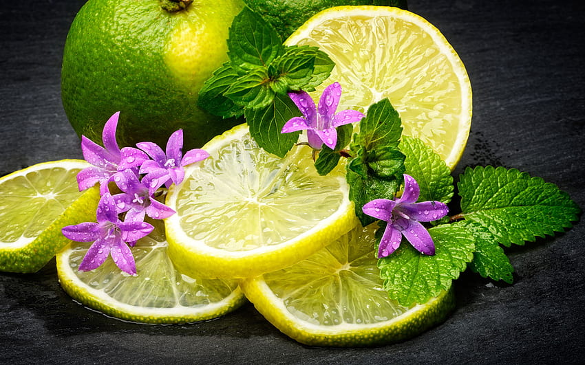 Leaf Lemons Food, Persian Food HD wallpaper