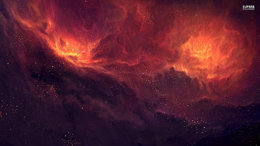 Awesome Nebula Ideas, Orange Nebula HD wallpaper