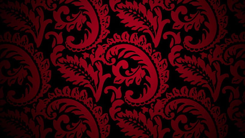 Red, Cool, Elegant, , Pattern, - Red, Red Victorian HD wallpaper