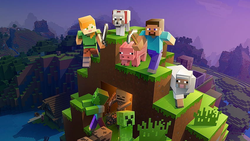 Why Minecraft is the most important game of the decade, Minecraft vs Fortnite HD wallpaper