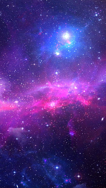 pink and blue galaxy wallpaper