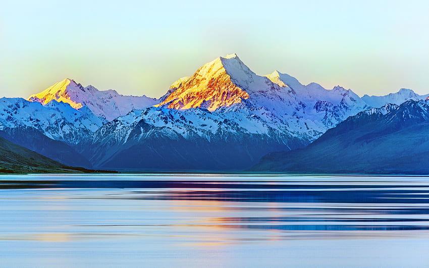 Aoraki, Mount Cook, Nouvelle-Zélande, , Nature Fond d'écran HD