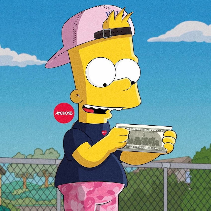 Bart With Money Money Cartoon HD phone wallpaper  Pxfuel