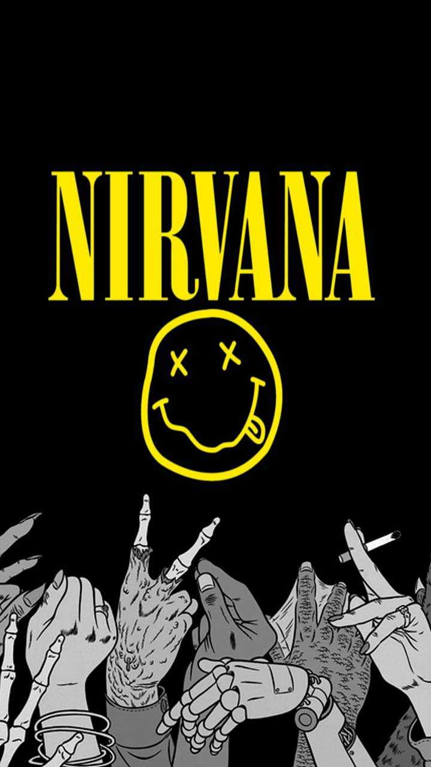 266909 Nirvana Black Monochrome Darkness Vogue Oppo F17 Pro wallpaper  free download 1080x2400  Rare Gallery HD Wallpapers