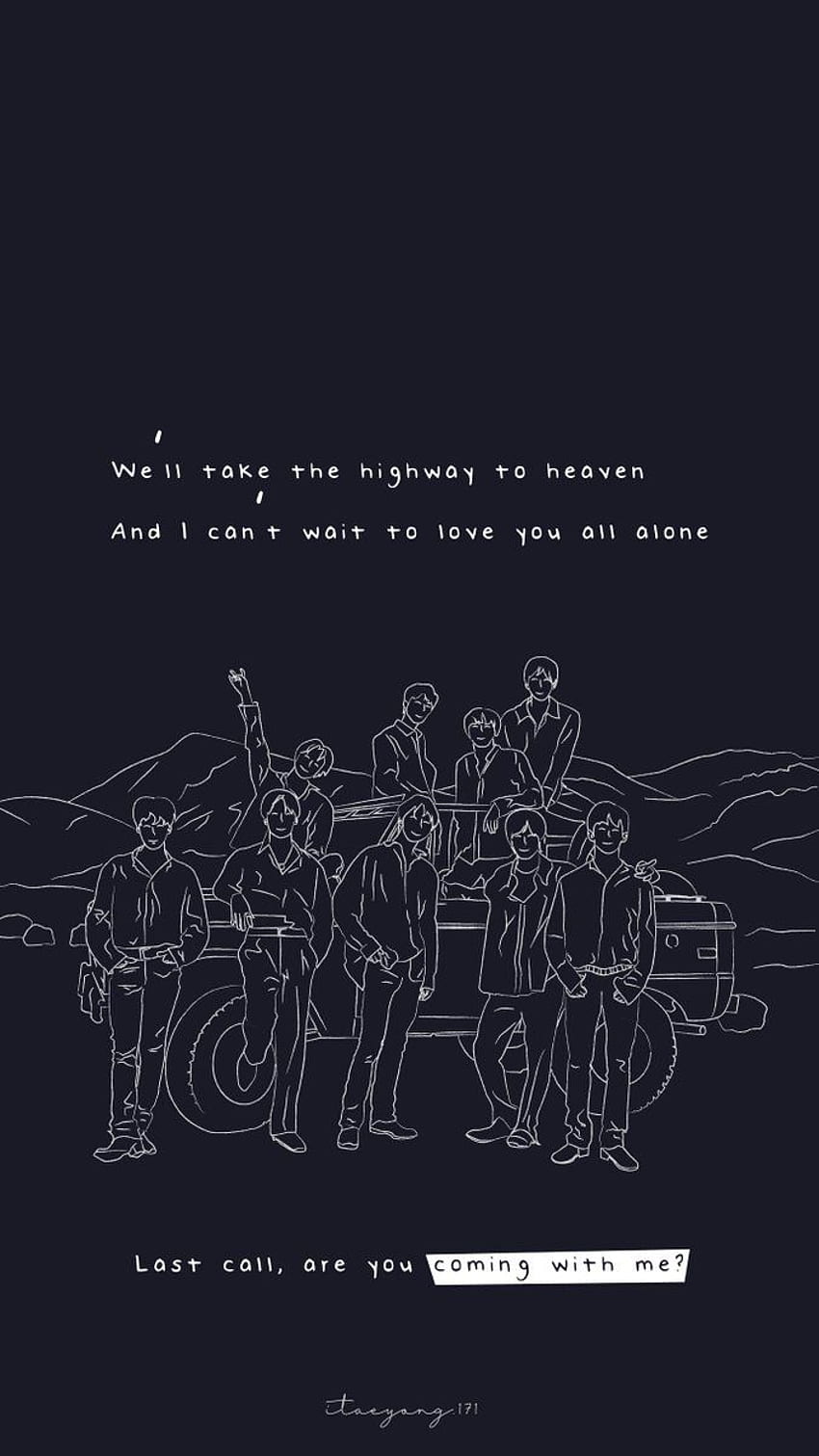 YUTAE ¹²⁷ NCT Highway's To Heaven Şarkı Sözü, NCT Sözleri HD telefon duvar kağıdı