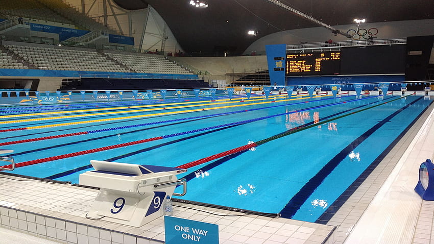 Olympic Swimming Pool HD wallpaper