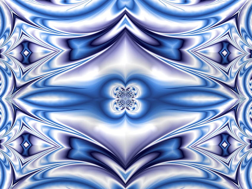 Fractal of the day: Ice Crystal - and cover HD wallpaper