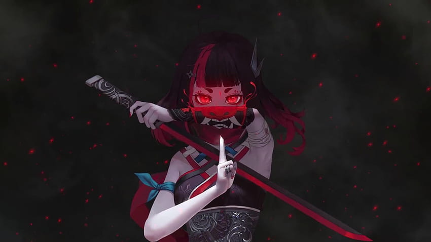 Demonic Ninja Girl Warrior - En direct, Anime Girl Ninja Fond d'écran HD