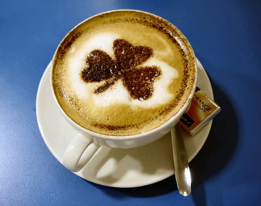 Ирландско кафе, кафе, капачино, напитка HD тапет