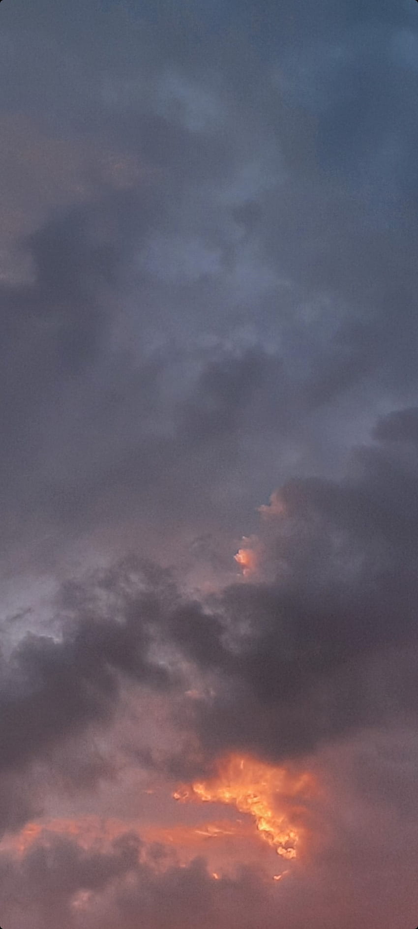 太陽、雲、空、アクアレルの上昇 HD電話の壁紙