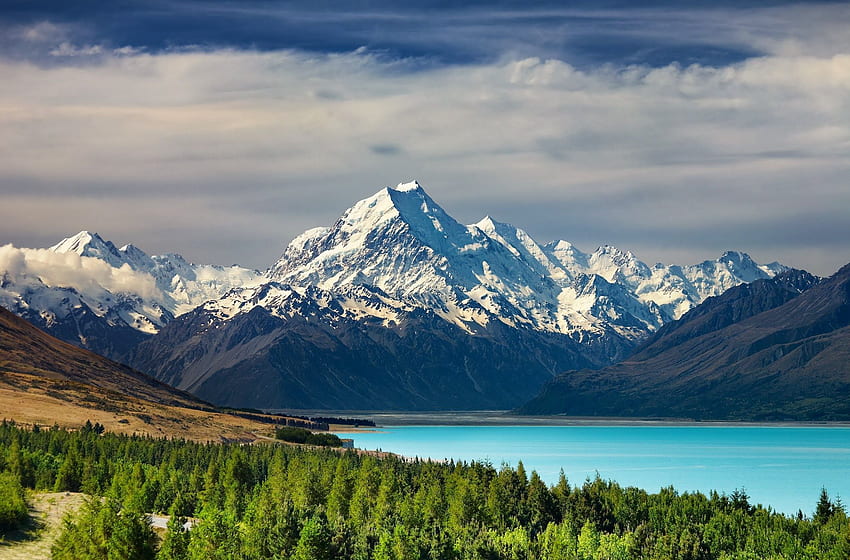 Hochwertige neuseeländische, neuseeländische Landschaft HD-Hintergrundbild