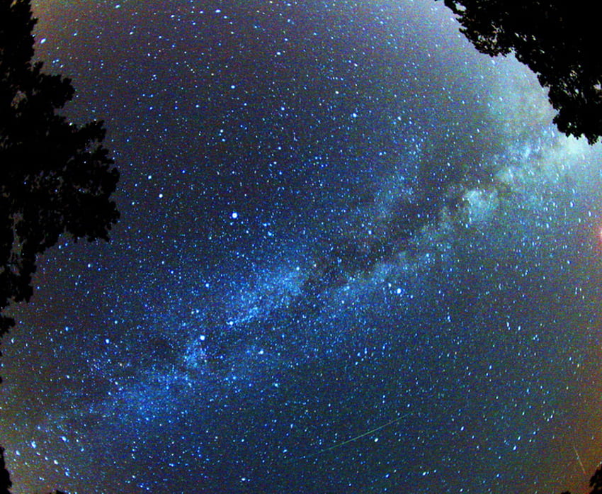 ทางช้างเผือกสีน้ำเงิน ความมืด ท้องฟ้า ทางช้างเผือก แสง อวกาศ ดวงดาว วอลล์เปเปอร์ HD