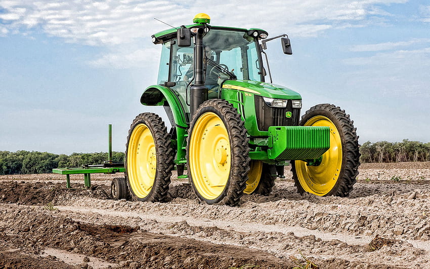 John Deere 6155RH, tractor, agricultural, Machinery HD wallpaper