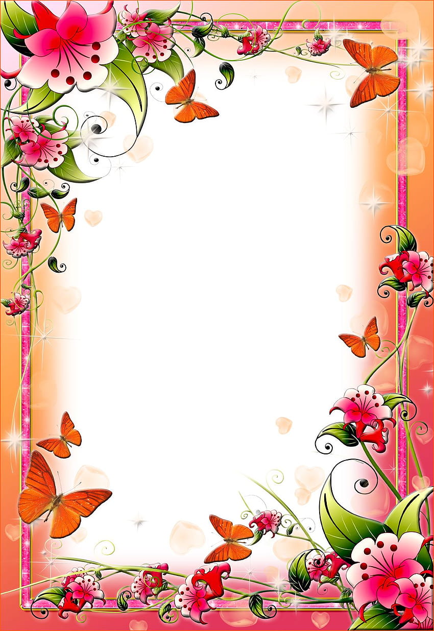 Flower Borders, Floral Border HD phone wallpaper | Pxfuel