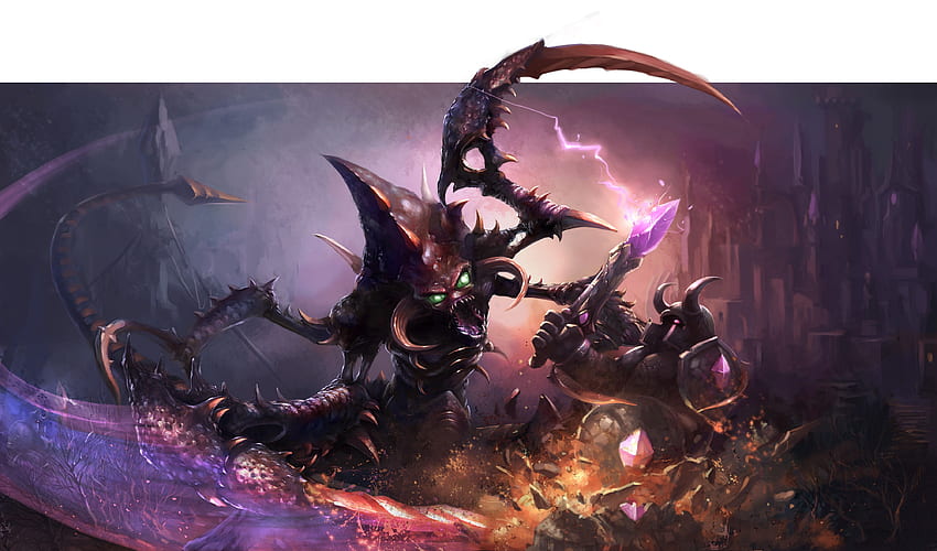 Classic Cho Gath Splash Art Chinese League Of Legends Dark Star Hd