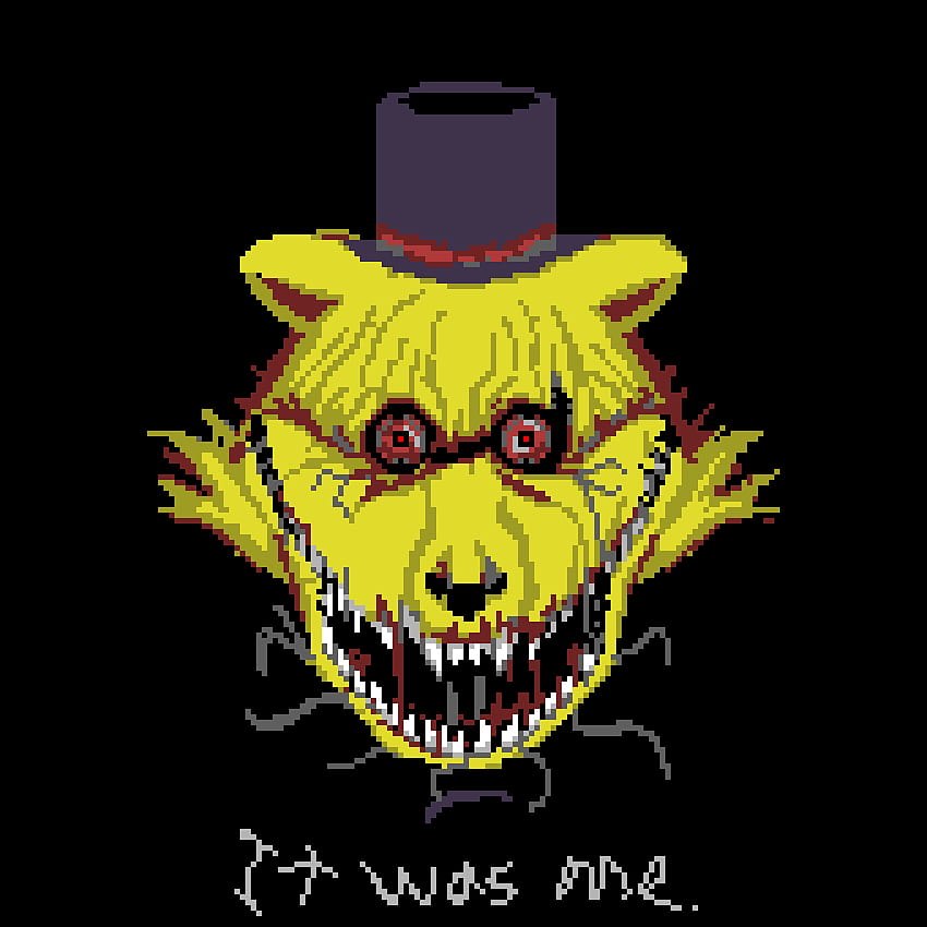 Nightmare Fredbear by Gab3XmanArts on Newgrounds