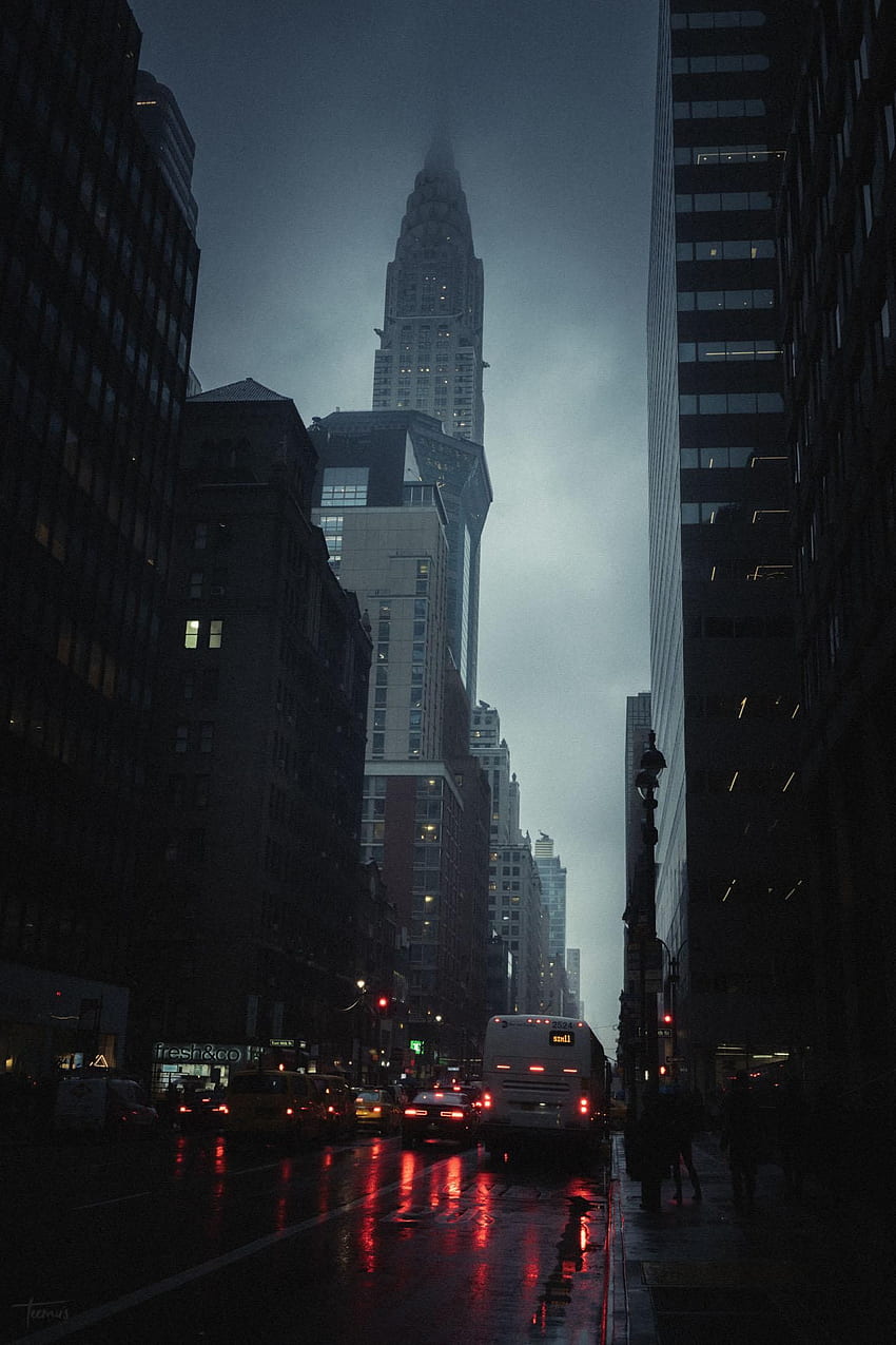 A rainy day in Manhattan. Rainy city, City aesthetic, City rain, Rainy Day  New York HD phone wallpaper | Pxfuel
