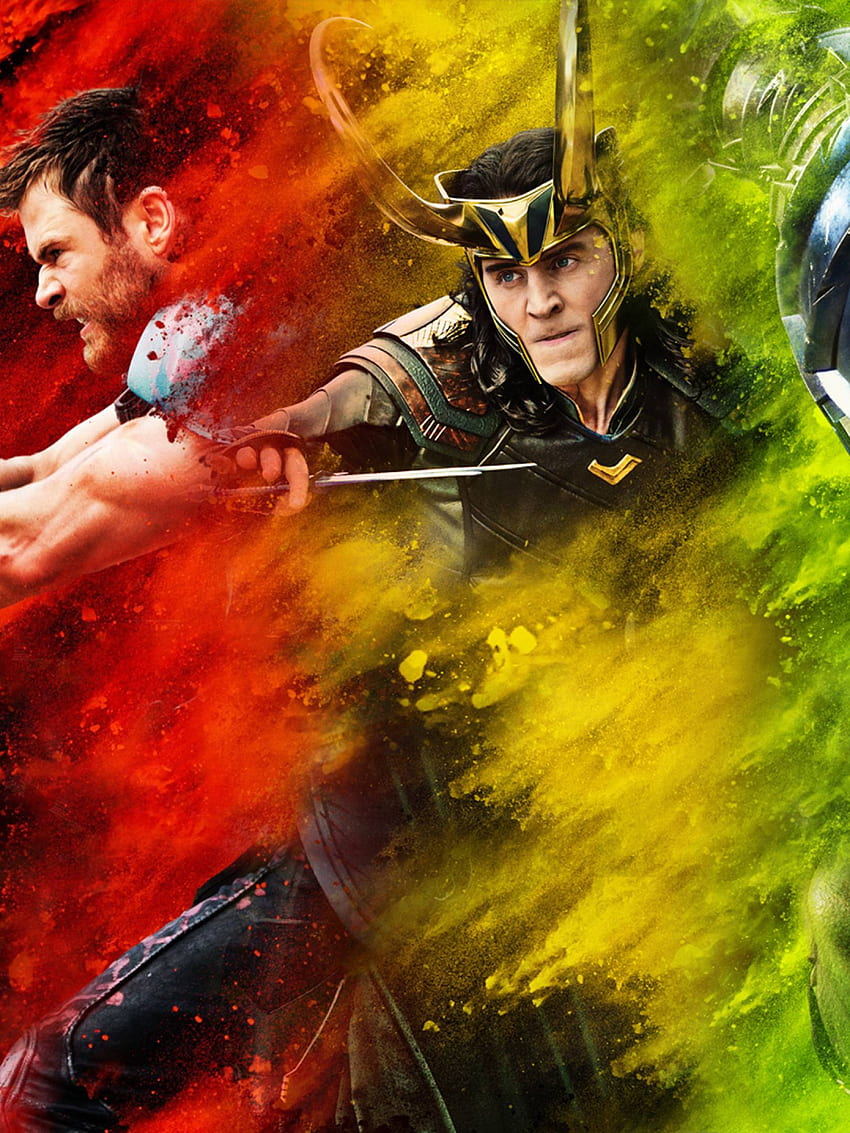 Thor Loki Hulk Thor Ragnarok Çözünürlük , Filmler , ve Arka Plan, Thor vs Loki HD telefon duvar kağıdı