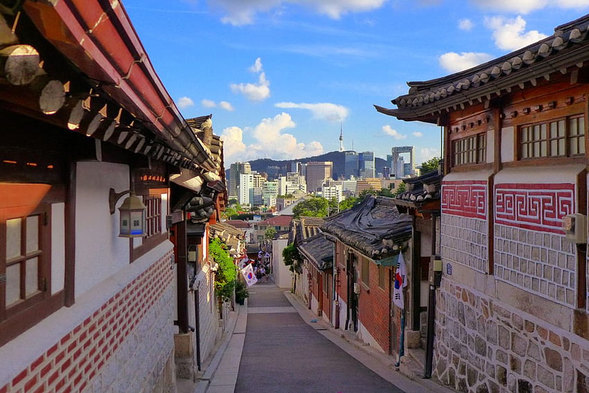 South Korea - attractions and landmarks, Ancient Korean HD wallpaper