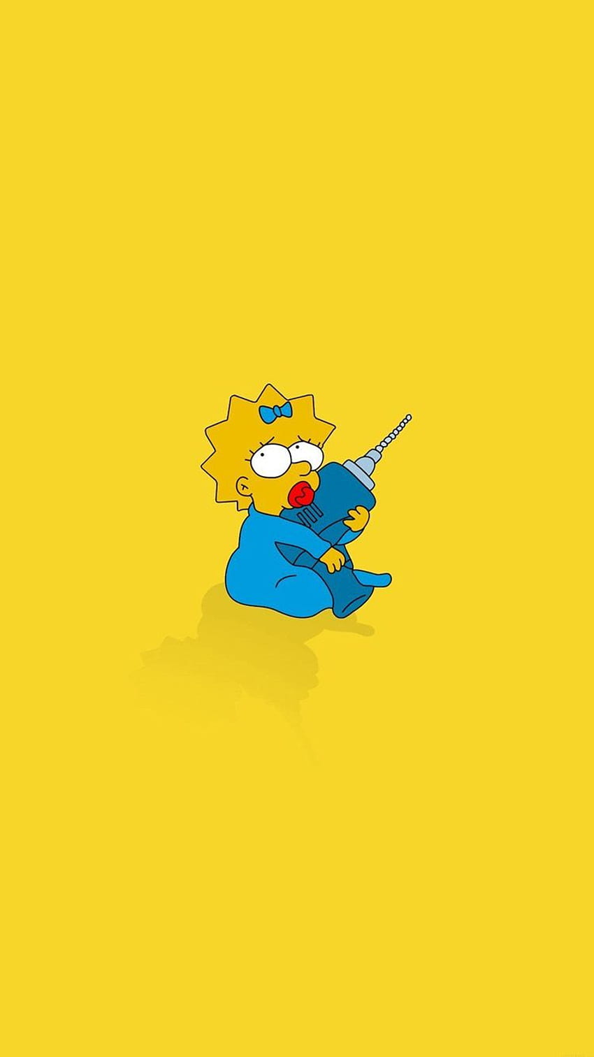 Simpson – Maggie Cute Cartoon iPhone 8 and 8 Plus HD phone wallpaper