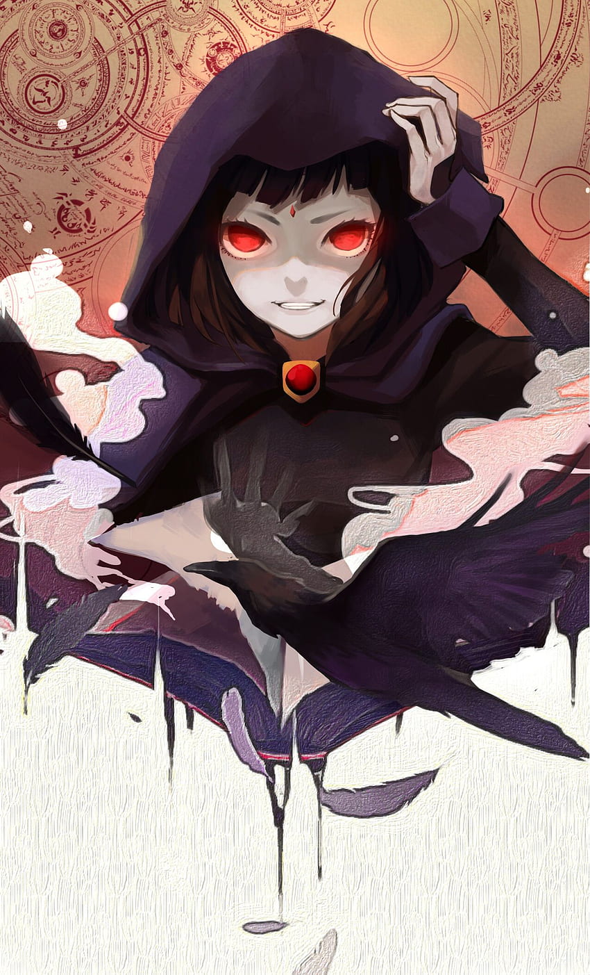 Raven (DC Comics) - The Teen Titans Anime Board, DC Anime HD phone wallpaper
