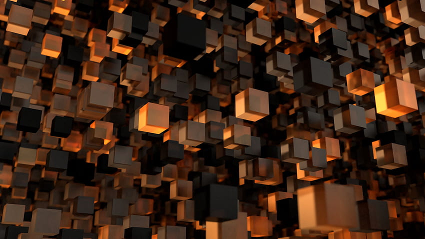 3D, Form, Figure, Cube HD wallpaper