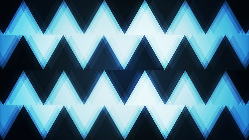 Zigzag, Pola, Paralel, Simetris, Neon Wallpaper HD