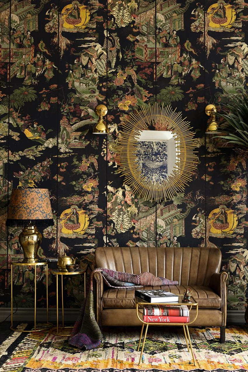 Buy Maximalist Floral Wallpaper Colorful Peony Wall Mural Online in India   Etsy
