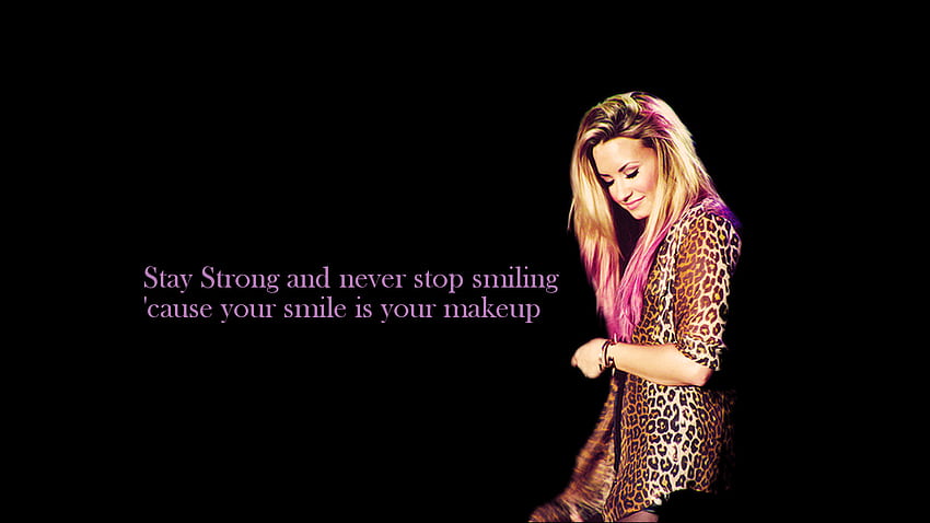 Displaying 18 ForStay Strong Tumblr 265 - Demi Lovato, Demi Lovato Quotes HD wallpaper