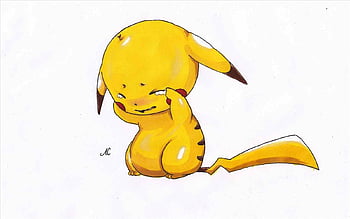 Chibi Pikachu, Cute Baby Pikachu HD wallpaper