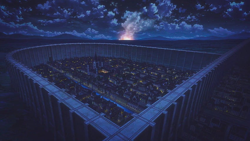 Anime, Pemandangan Attack On Titan Wallpaper HD