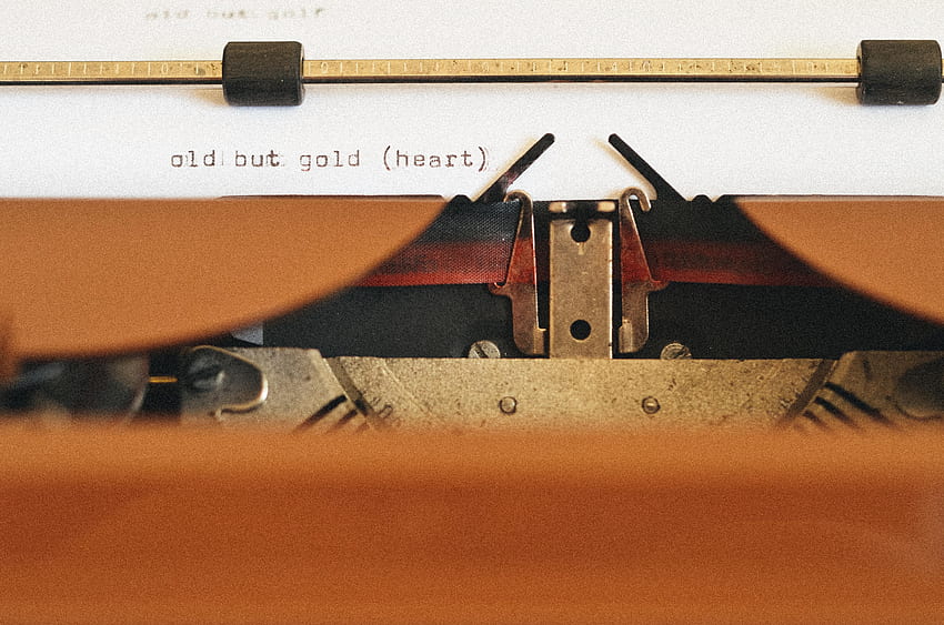 typewriter, text, retro, vintage : : High HD wallpaper