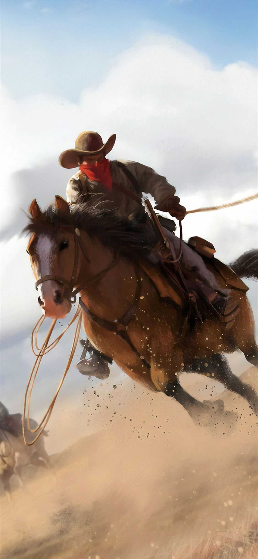 Cowboy occidentale - Fantastico Sfondo del telefono HD