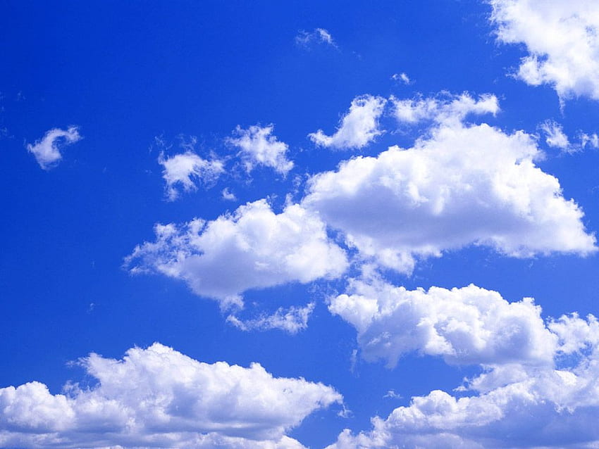 Céu de nuvens, céu azul e nuvens papel de parede HD