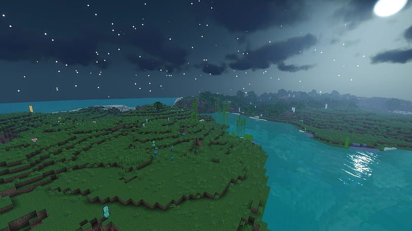 How long does a night last in Minecraft: Everything you need to know, Minecraft Plains HD wallpaper