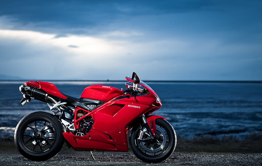 Ducati, Meer, Motorräder, Motorrad, 1098 HD-Hintergrundbild
