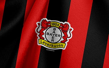 Descargar fondos de pantalla El Bayer 04 Leverkusen, equipo de fútbol  alemán, rojo negro de la bandera, el escudo, el tejido, la textura, el  logotipo, la Bundesliga, Leverkusen, Alemania, de fútbol monitor