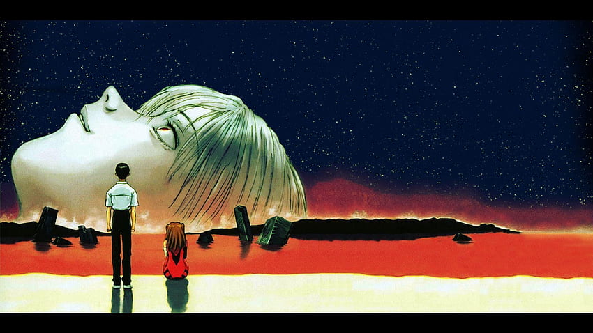 The End of Evangelion, senza nome illustrazione dell'anime Sfondo HD