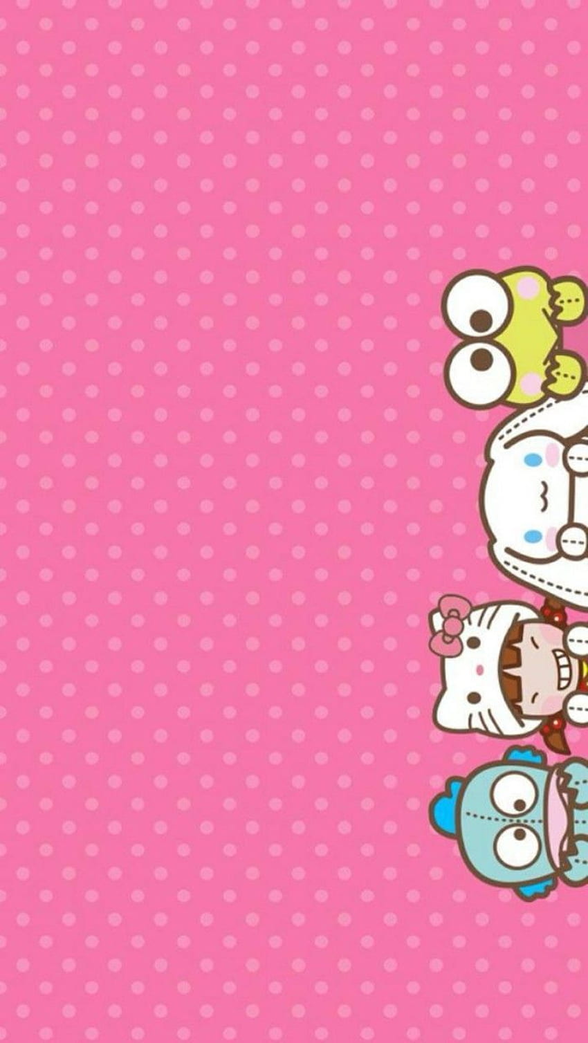 iPhone Hello Kitty para teléfono, Hello Kitty y amigos fondo de pantalla del teléfono