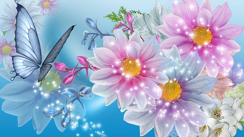 Naturalne kwiaty, piękne kwiaty Tapeta HD