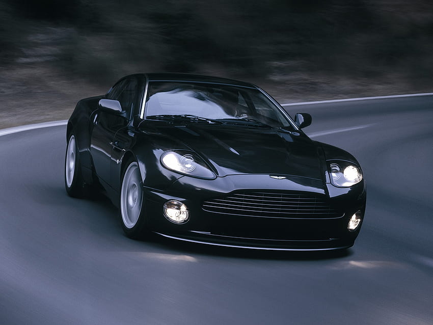 Aston Martin, Autos, Asfalto, Vista De Frente, 2004, V12, Vanquish fondo de pantalla