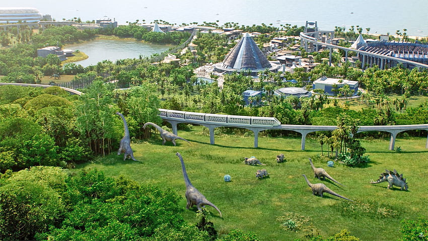 Build your own dinosaur park in 'Jurassic World Evolution HD wallpaper