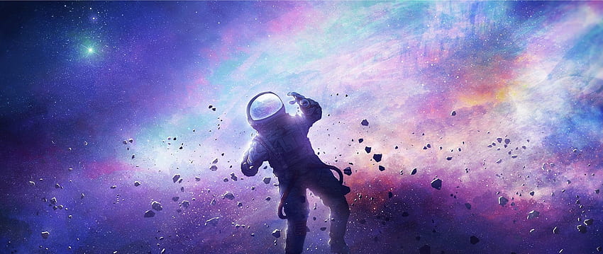 Astronaut Floating Space : R, 우주에 떠 있는 Astronaut HD 월페이퍼