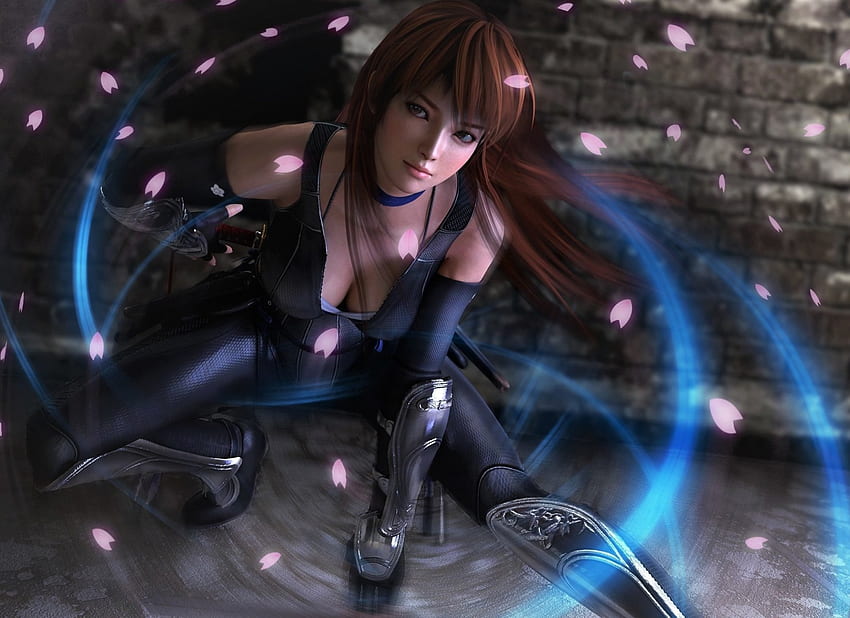 Kasumi (Dead or Alive) and Background, Dead or Alive 5 HD wallpaper