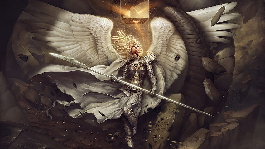 Archangel Michael, Crying Angel HD wallpaper