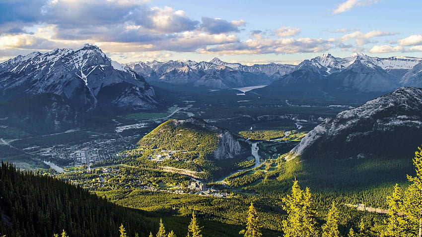 Sulphur Mountain Banff National Park Alberta Canada U HD wallpaper